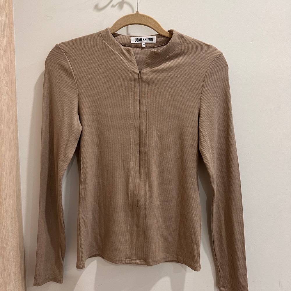 Joah Brown Invisible Zip Long Sleeve